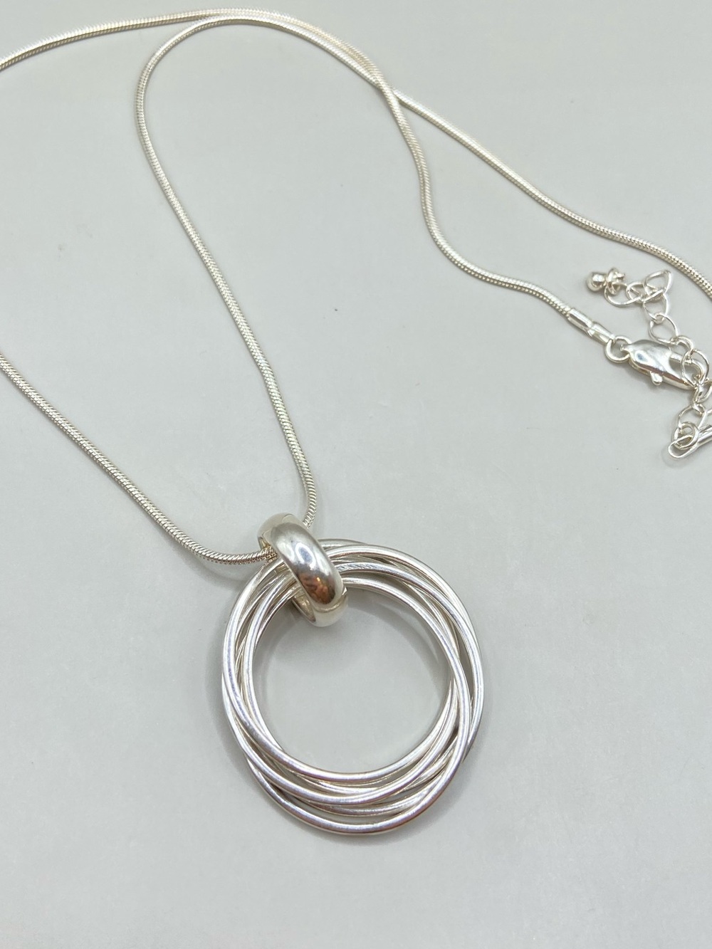 Silpada Circle of Rings Pendant Necklace